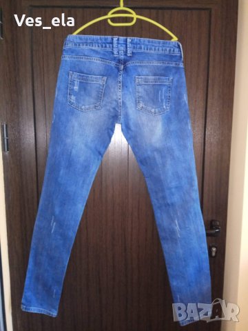 накъсани дънки Zara Skinny размер 38, снимка 2 - Дънки - 27968939