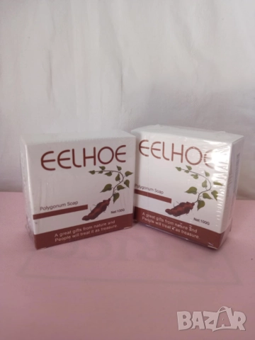 Натурален черен сапун за коса срещу косопад Polygonum soap 100 гр