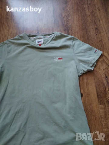 TOMMY JEANS Organic Cotton - страхотна мъжка тениска КАТО НОВА M, снимка 5 - Тениски - 50697803