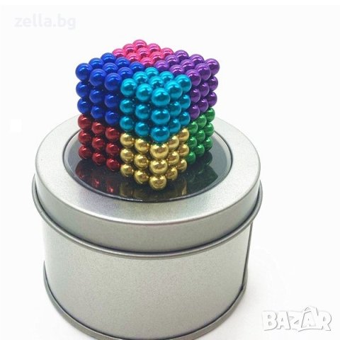 МАГНИТНИ ТОПКИ Neocube антистрес 5мм 216 цветни магически магнитни парчета евтина цена, снимка 14 - Пъзели - 36634467