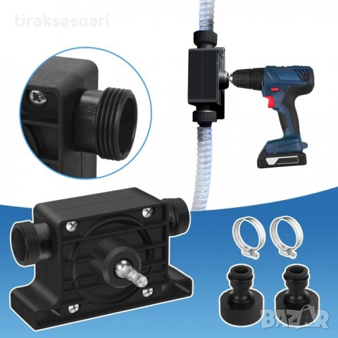 Помпа за източване на гориво и течности за бормашина винтоверт 3/4", снимка 5 - Винтоверти - 44035812