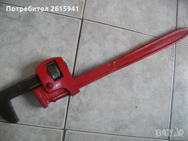 2 Цола-ВиК-Чешмеджийски-Водопроводен-Шарнирен Ключ-Немски-63-70 см Дължина-Захват-7-8 см, снимка 8 - Ключове - 33081995