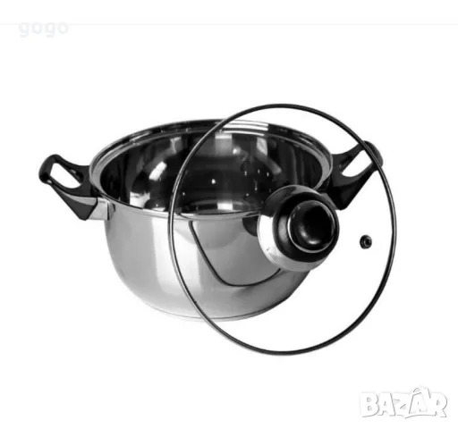 Тенджера Maibach Ø240 мм, 5 л – Бял цвят, снимка 2 - Съдове за готвене - 50355450