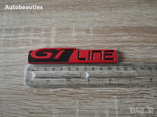 Peugeot GT Line емблема червено с черно, снимка 5 - Аксесоари и консумативи - 52622656