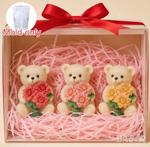 Молд мече с букет , снимка 3 - Форми - 53535560