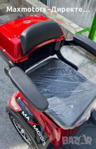 НОВ МОДЕЛ 2024Електрическа Триколка FM1-LUX 1500W - RED/BLACK, снимка 5 - Инвалидни колички - 38255917