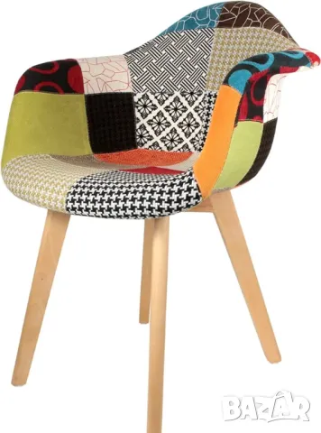 Многоцветен полиестерен фотьойл/кресло Home Deco Factory, снимка 1
