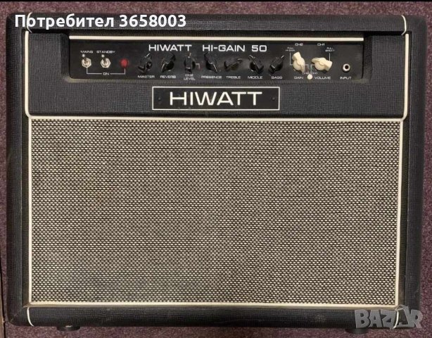 Hiwatt Hi Gain 50w 2x12 лампов китарен усилвател / комбо, снимка 1