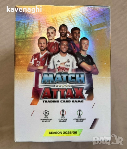 Продавам: TOPPS Match Attax 2025/2026 - кутия 32 пакета x 12 карти, снимка 3 - Колекции - 51932485