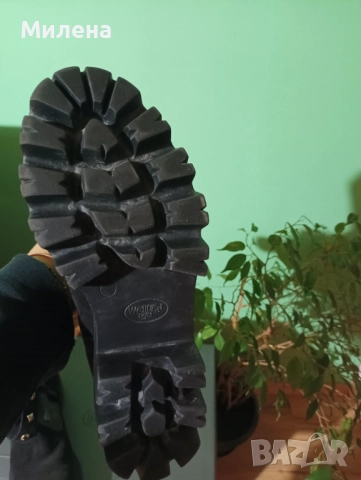 Боти естествена кожа и велур , снимка 2 - Дамски боти - 52589705