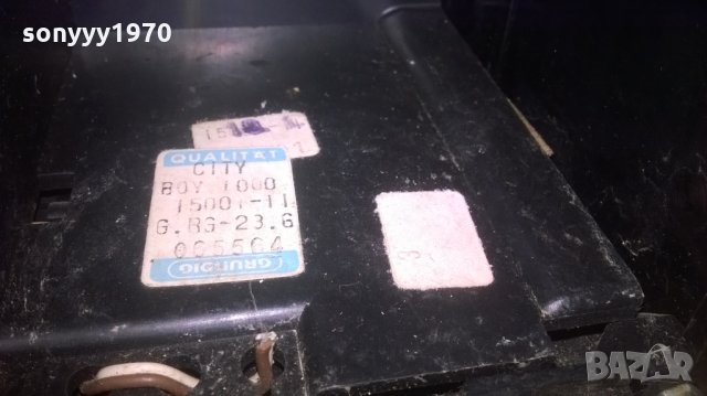 GRUNDIG CITY BOY 1000-РЕТРО КОЛЕКЦИЯ-ВНОС ХОЛАНДИЯ, снимка 15 - Радиокасетофони, транзистори - 27880110