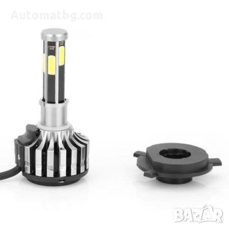 Комплект диодни крушки за фарове Automat, с 6 страни – X6S LED Headlight H4, снимка 3 - Аксесоари и консумативи - 28082459