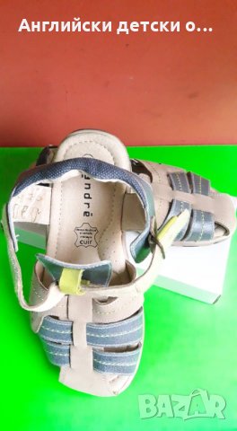 Английски детски сандали естествена кожа, снимка 6 - Детски сандали и чехли - 28561490