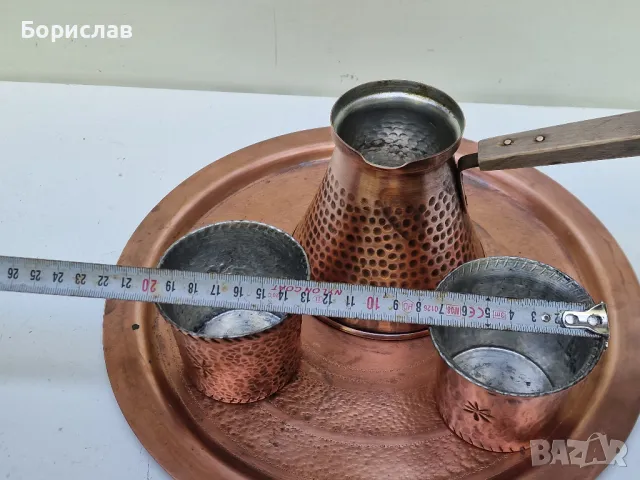 Меден комплект за кафе, снимка 4 - Антикварни и старинни предмети - 50086922