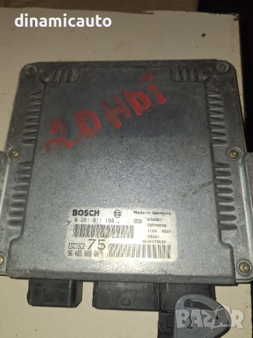 Компютър двигател за Peugeot 206 2.0 HDi - 0 281 011 188, снимка 1