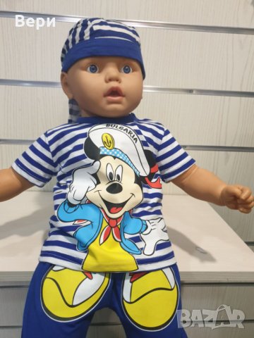 Ново бебешко моряшко комплектче Мики Маус от 3-24 месеца, снимка 7 - Комплекти за бебе - 28610644