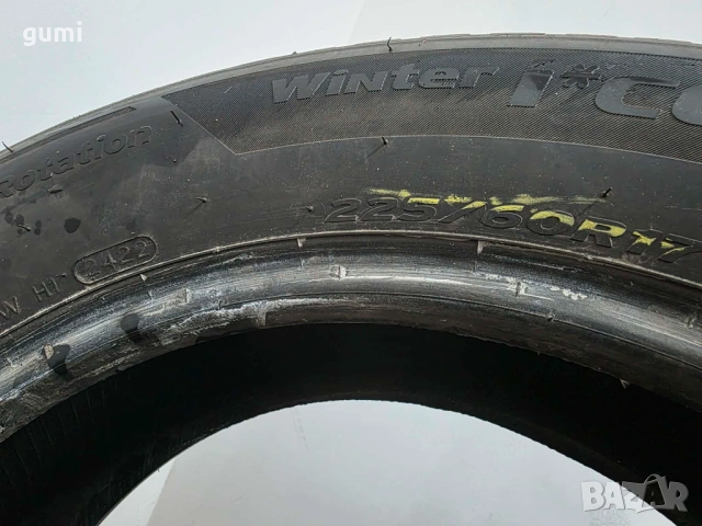 2бр зимни гуми 225/60/17 HANKOOK L04817 , снимка 4 - Гуми и джанти - 53266552