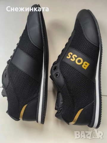 Черни маратонки BOSS, снимка 4 - Официални обувки - 38904056