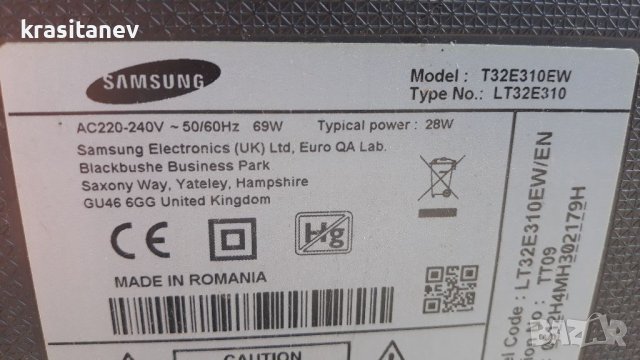 Samsung T32E310EW на части , снимка 1 - Телевизори - 37873256