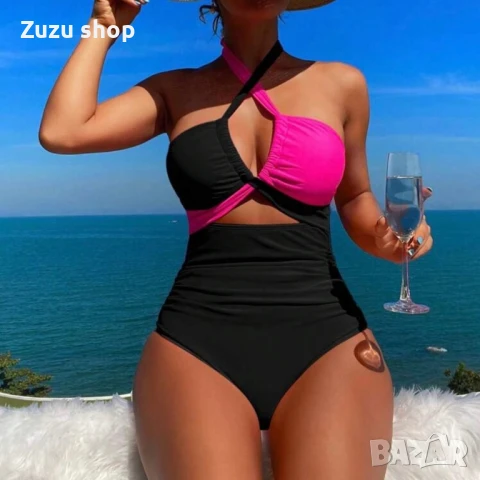 Дамски бански в различни цветове, снимка 14 - Бански костюми - 50755383