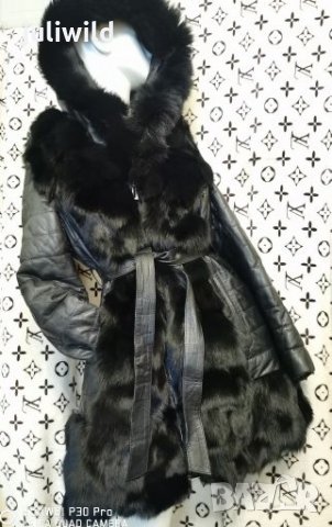 Палто елек, естествена кожа,черна лисица,много намалено в Палта, манта в  гр. София - ID27849205 — Bazar.bg