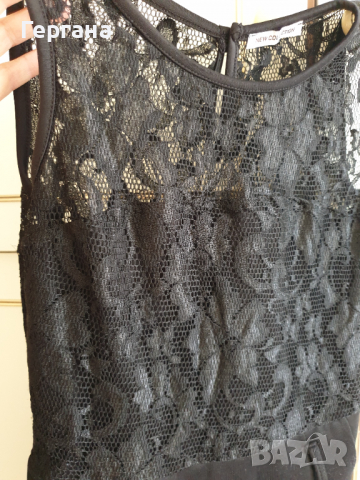 Черна рокля , снимка 5 - Рокли - 36566866