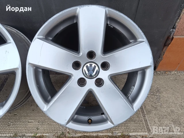 ОРИГИНАЛНИ джанти 17' цола 5x112 57,1 VW / Фолксваген АУДИ Сеат Шкода, снимка 10 - Гуми и джанти - 51238366
