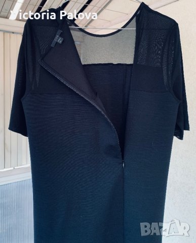 COS разкошна черна рокля Швеция, снимка 1 - Рокли - 43556804
