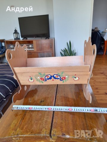 Старо креватче за кукли #2, снимка 3 - Други ценни предмети - 38244838