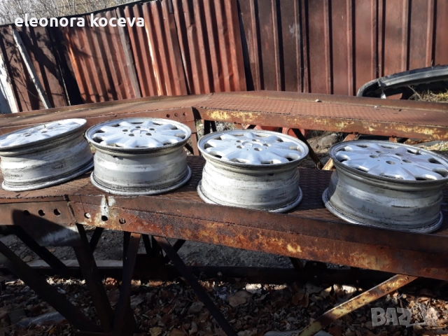 Алуминиеви джанти мерцедес 15ки, снимка 5 - Гуми и джанти - 52245565