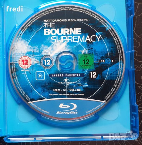 The Bourne Supremacy (2004) Превъзходството на Борн (blu-ray disk) без бг субтитри, снимка 3 - Blu-Ray филми - 33115602