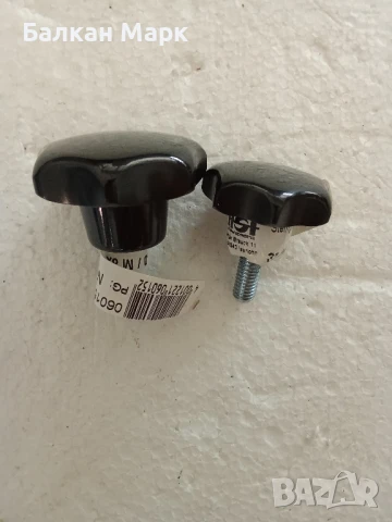 Бакелитови ръкохватки болт М6 М8 М10 маховик струг фреза менгеме ръчка ръчен винт, снимка 2 - Менгемета - 51140469