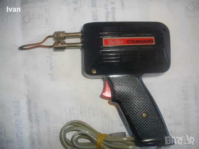 ОРИГИНАЛЕН WELLER НЕМСКИ ЕЛЕКТРИЧЕСКИ ИНДУКЦИОНЕН ПОЯЛНИК СТАРО КАЧЕСТВО 100 ВАТА БАКЕЛИТ КОРПУС , снимка 4 - Поялници и запояване - 48562850