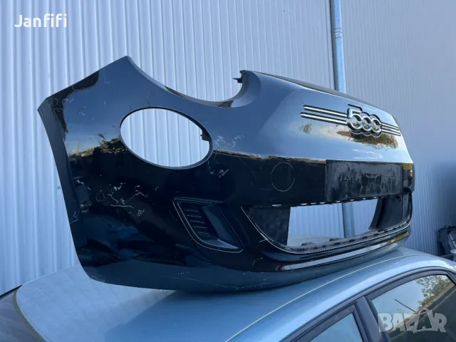 Предна броня със капак за халоген за Фиат 500 след 2000г.-Електрически, снимка 17 - Части - 47691451