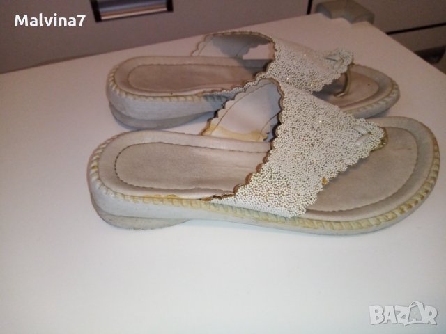 Дамски чехли, номер 36-37, снимка 4 - Чехли - 33413018