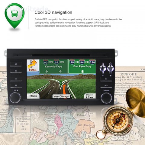 Porsche Cayenne 2002-2009 - Андроид Навигаци,7097, снимка 9 - Аксесоари и консумативи - 29004880