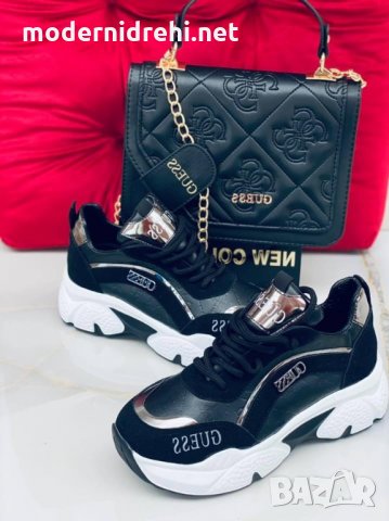 Дамски спортни обувки и чанта Guess код 143, снимка 1 - Дамски ежедневни обувки - 32280116