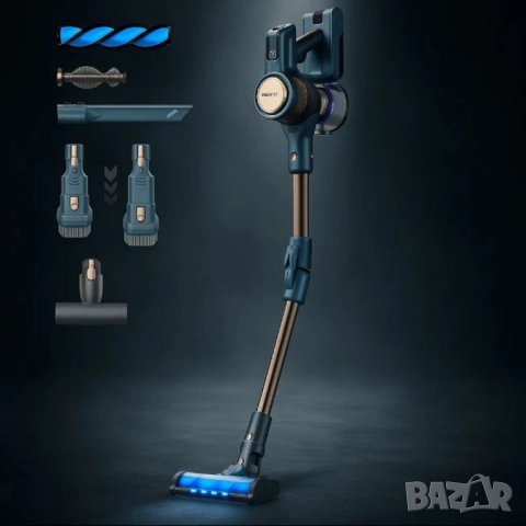 Безкабелна прахосмукачка Taurus Homeland Digital Animal Flex – 15W с дигитален мотор и мощна турбо ч, снимка 5 - Прахосмукачки - 51895342