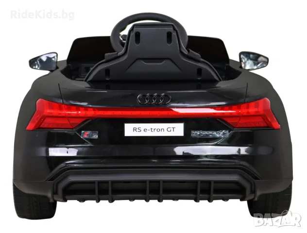Audi RS E-Tron GT 12V – Детска акумулаторна кола, Черна, EVA гуми, снимка 9 - Детски велосипеди, триколки и коли - 50421093