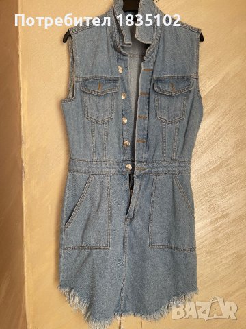 Дънкова рокля , снимка 2 - Рокли - 43694465