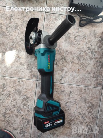 Нов акумулаторен ъглошлайф Werstil 125мм, снимка 3 - Градински инструменти - 43099429