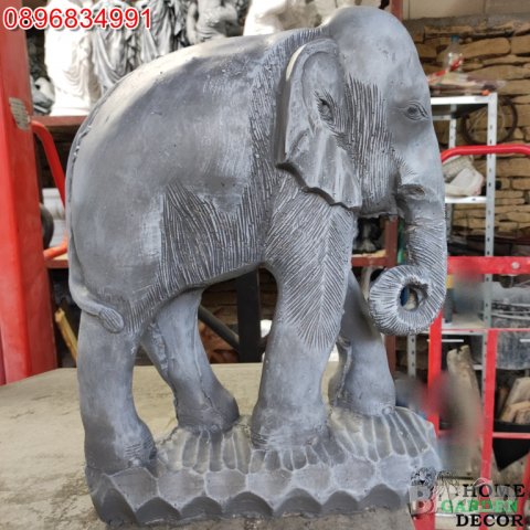 Градинска фигура слонче от бетон, снимка 5 - Градински мебели, декорация  - 38963107