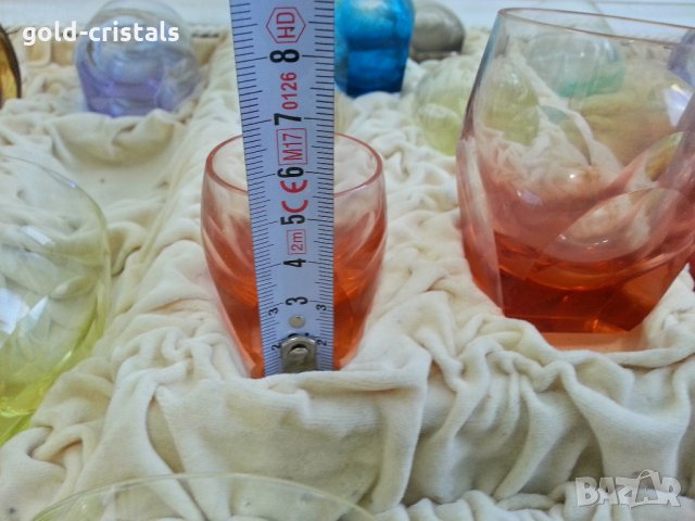 Moser kristal Boxemia Чехословакия чаши в дървена кутия , снимка 10 - Антикварни и старинни предмети - 27748661