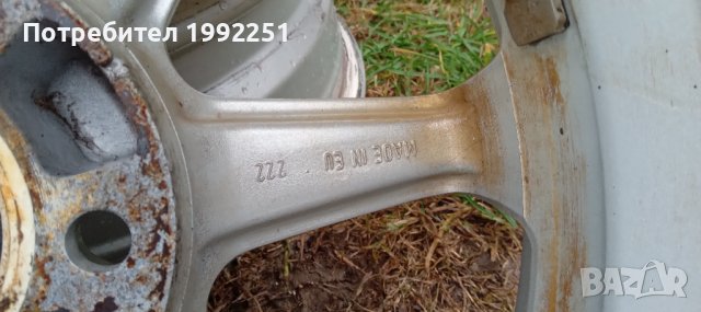 4бр ляти джанти 6J15 ЕТ40. 5x110. Свалени са от Opel Astra H. Среден отвор с втулката 65.1мм, а без , снимка 4 - Гуми и джанти - 38959080