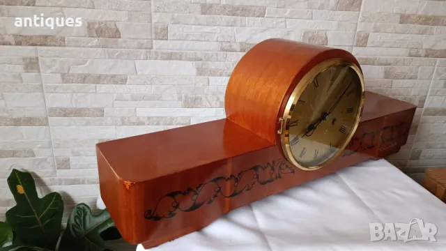 Голям каминен часовник - Янтарь / Jantar - Антика - 1970", снимка 7 - Антикварни и старинни предмети - 49543449