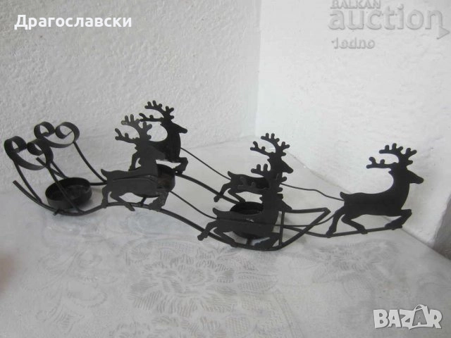 Свещници: от колело на каруца дърво ковано желязо, свещник, елен елени ангел ангели, снимка 17 - Други ценни предмети - 28874355