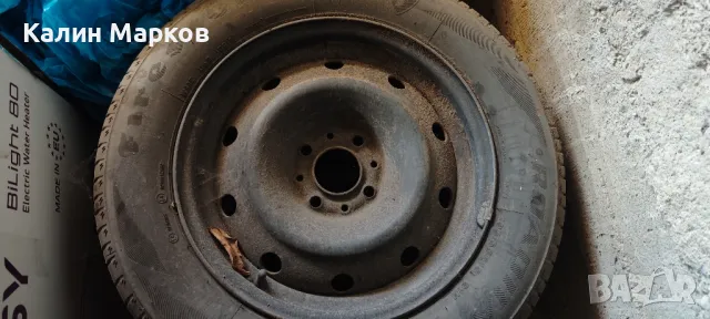 Летни зимни гуми 195/65/15 стоманени джанти 15ки Пежо 4х108, снимка 2 - Гуми и джанти - 49650877