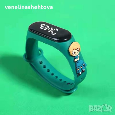 Детски LED часовници Елза Ана Снежанка , снимка 3 - Детски - 43765705