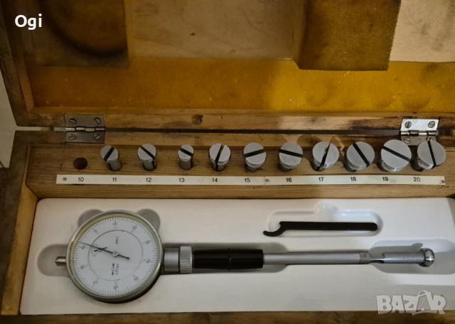 Индикатор Вътромер 10-20мм двуточков , снимка 2 - Шублери - 50512467