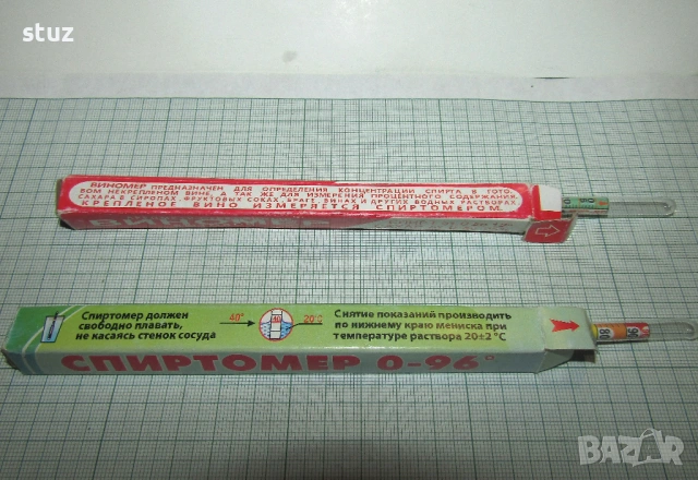 Спиртомер и виномер, руски, нови, снимка 6 - Други - 53432865